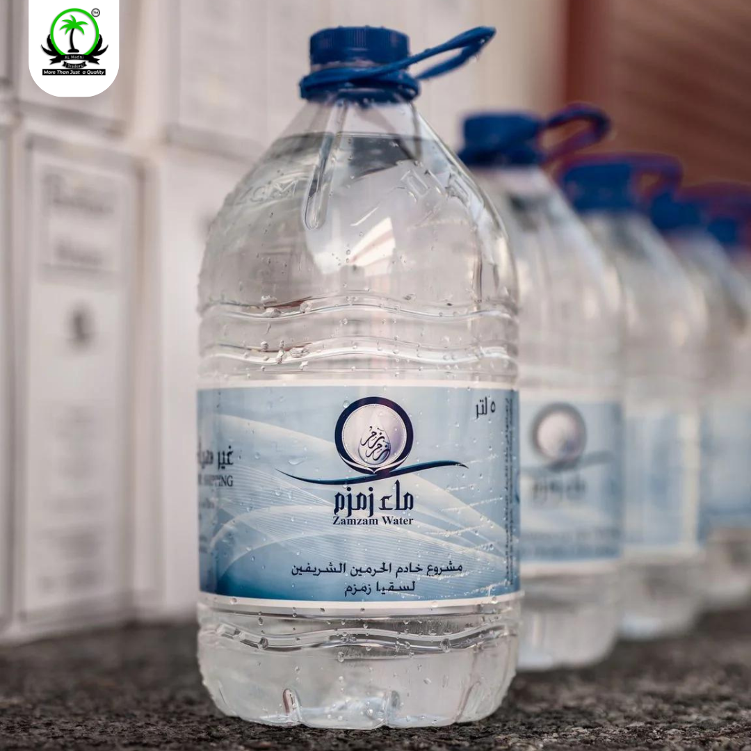 Aab e ZamZam 5 litre bottle by Al Madni Trader imported from Saudi Arabia