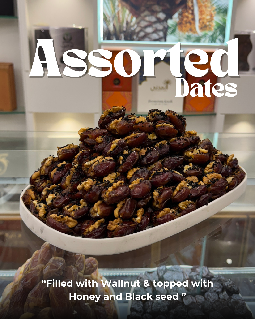 Brown Assorted Dates (Wallnut)